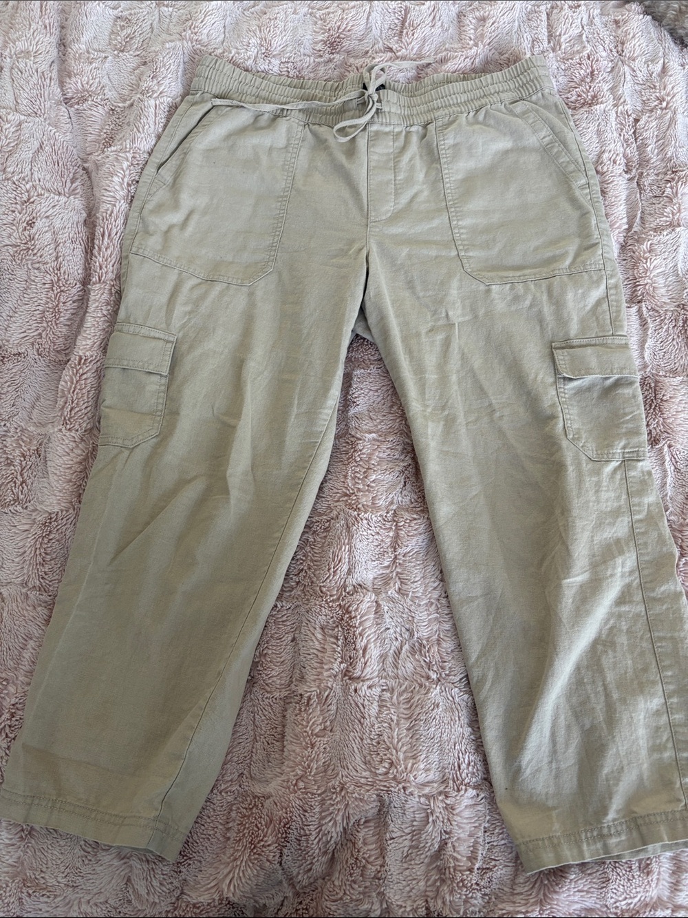 J. Crew Olive Green Cargo Capri Pants